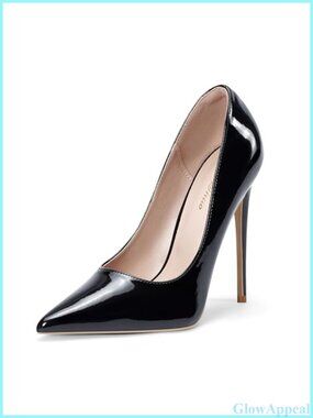 Women Pointed Toe Stiletto High Heel Pumps Matte Party 4.7in